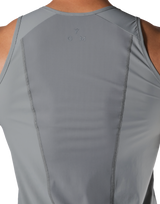 Back Mesh Stretch Standard Tanktop - Grey