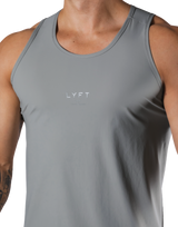 Back Mesh Stretch Standard Tanktop - Grey