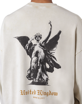 Statue Graphic Vintage Crewneck Sweat - Ivory