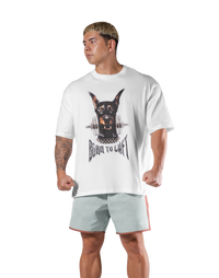 Dog Graphic Vintage Big T-Shirt - White – LÝFT Dog Graphic Vintage Big T-Shirt - White – LÝFT