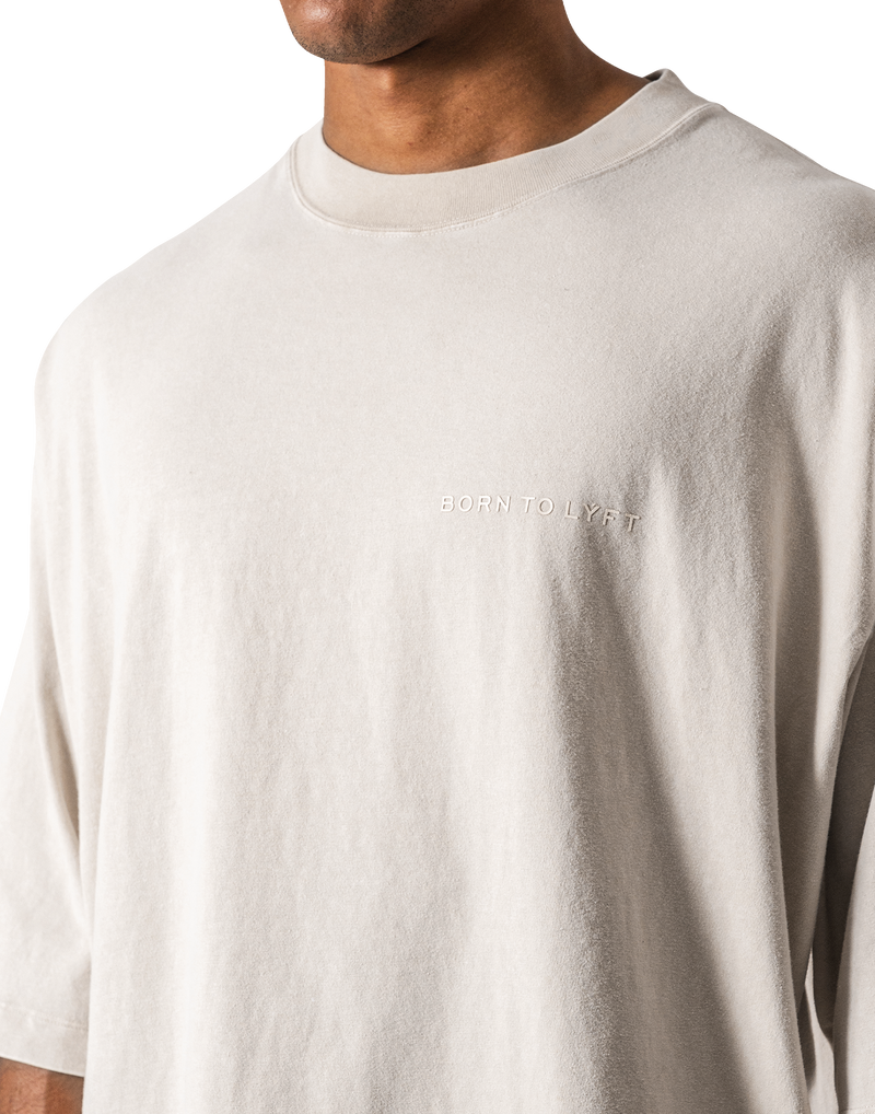 One Point BTL Vintage Extra Big T-Shirt - Ivory