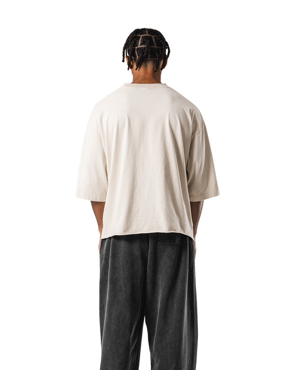 One Point BTL Vintage Extra Big T-Shirt - Ivory