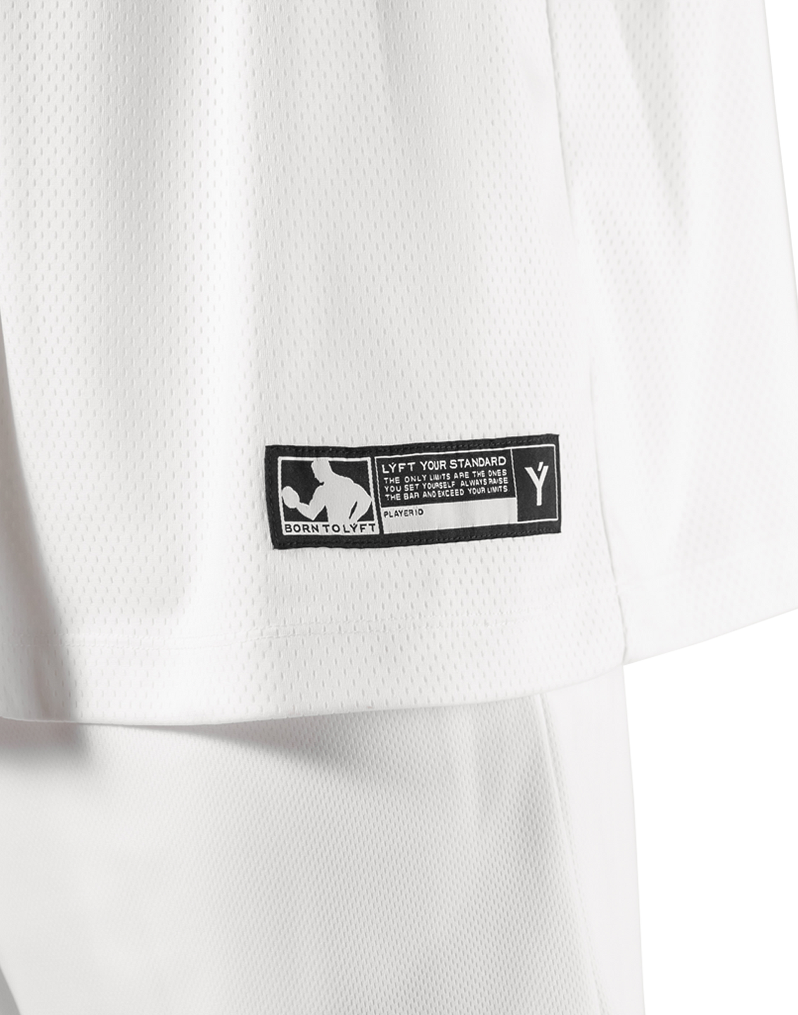 LÝ Logo Baseball Shirt - White – LÝFT LÝ Logo Baseball Shirt - White – LÝFT