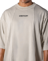 Vintage Original Pattern Extra Big T-Shirt - Ivory