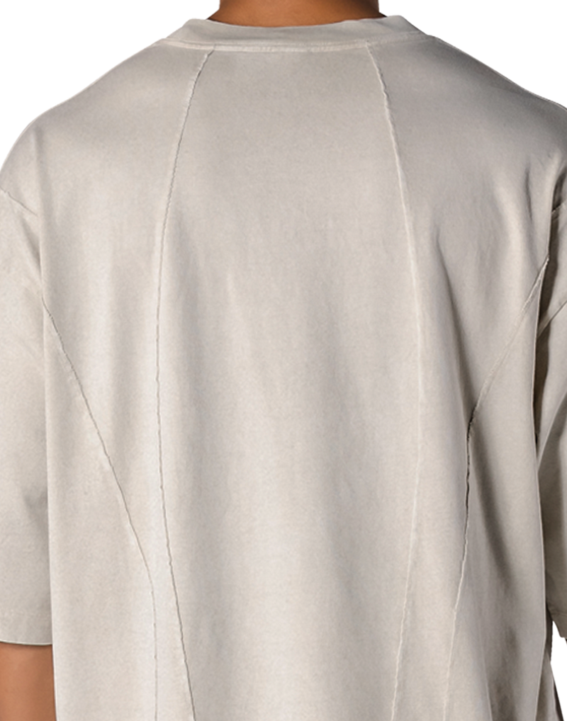 Vintage Original Pattern Extra Big T-Shirt - Ivory