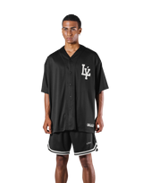 LÝ Logo Baseball Shirt - Black