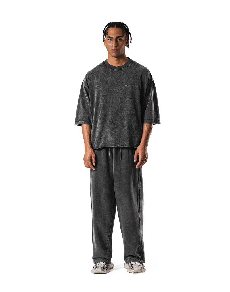 One Point BTL Vintage Extra Big T-Shirt - Black