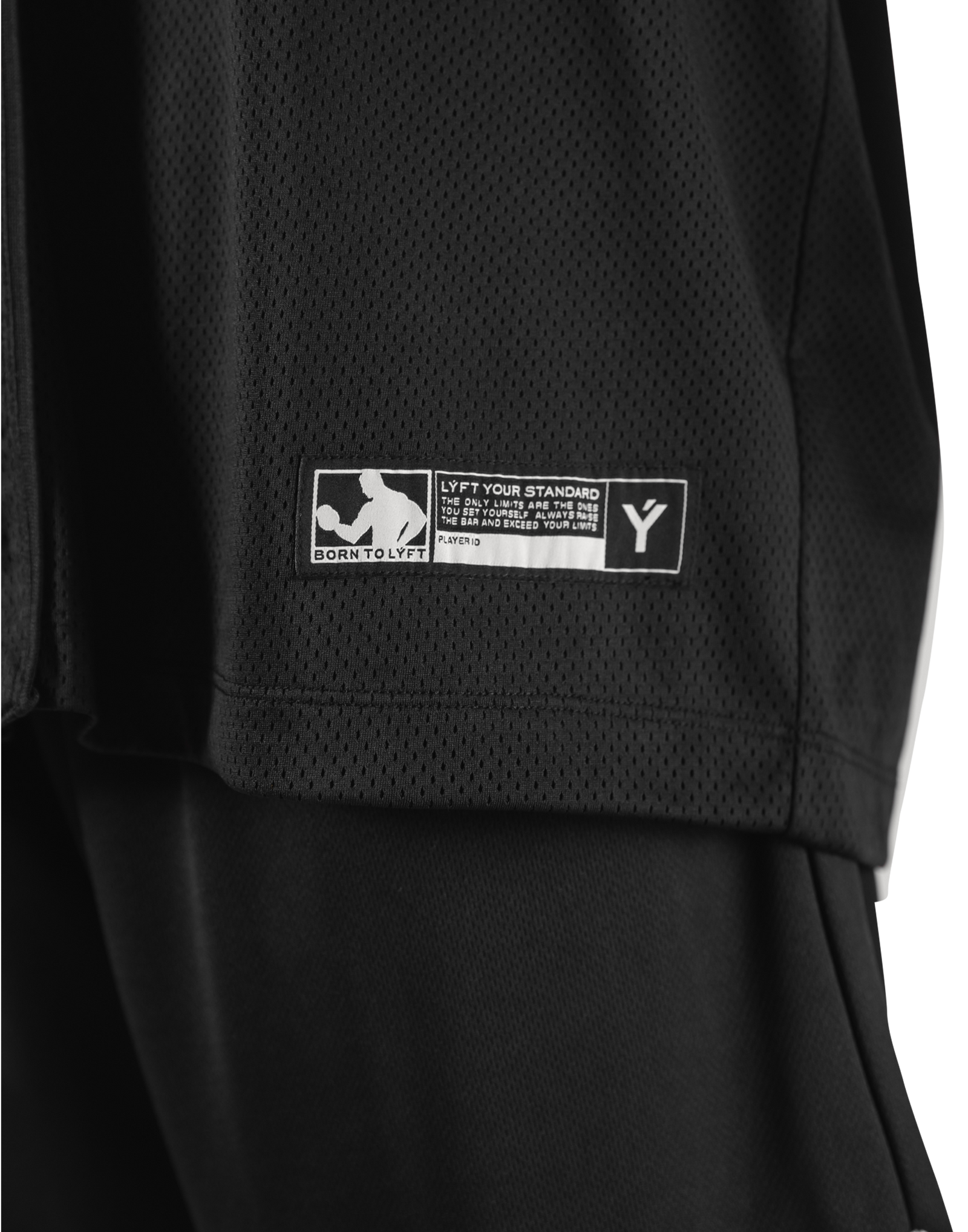 LÝ Logo Baseball Shirt - Black – LÝFT LÝ Logo Baseball Shirt - Black – LÝFT