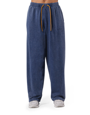 Vintage Sweat Wide Pants - Navy