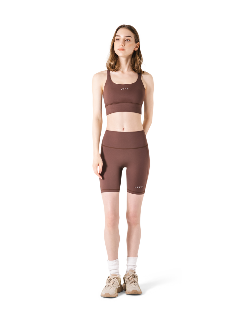 LÝFT Standard Short Leggings V.2 - Brown