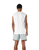 Dog Graphic Vintage No Sleeve - White – LÝFT Dog Graphic Vintage No Sleeve - White – LÝFT