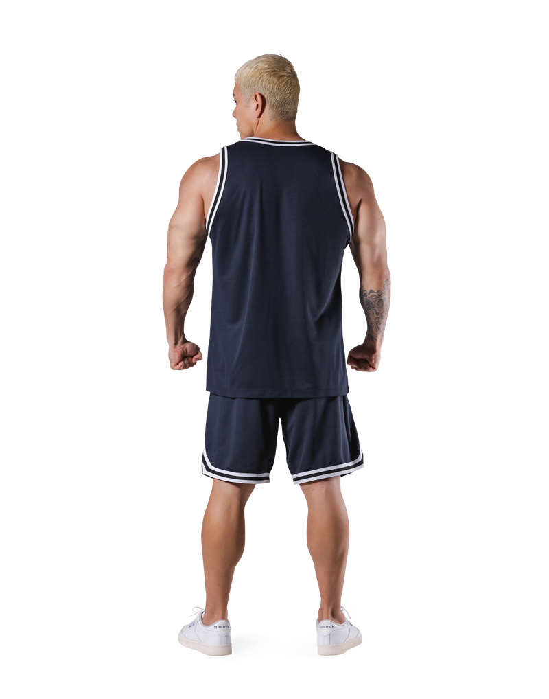 Standard Basketball Tanktop - Navy