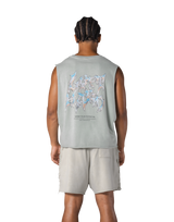 Metal Logo Box Tanktop - Mint