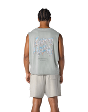 Metal Logo Box Tanktop - Mint