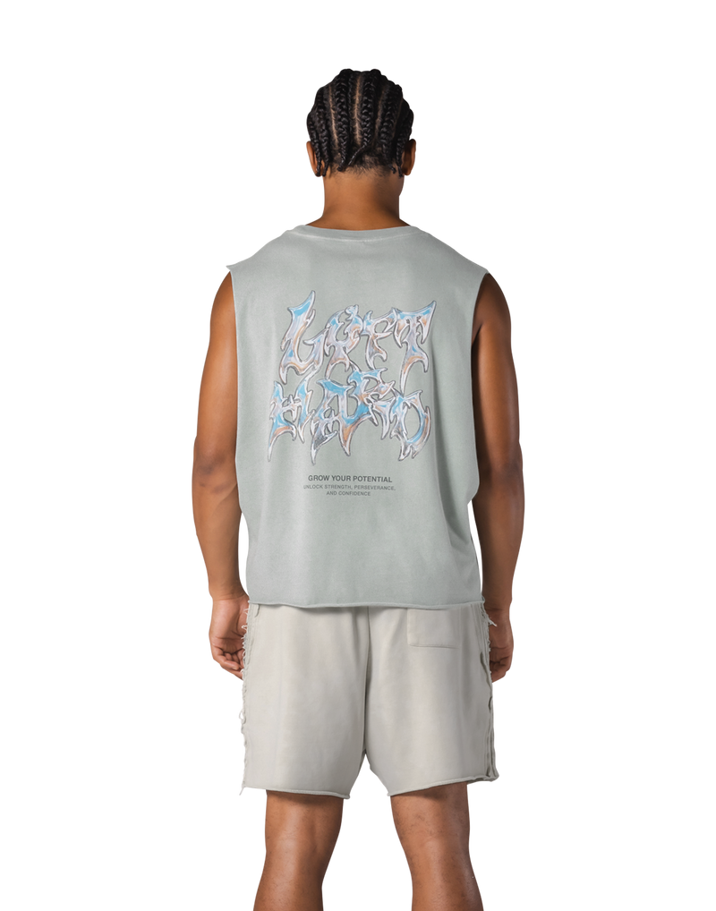 Metal Logo Box Tanktop - Mint