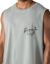 Metal Logo Box Tanktop - Mint