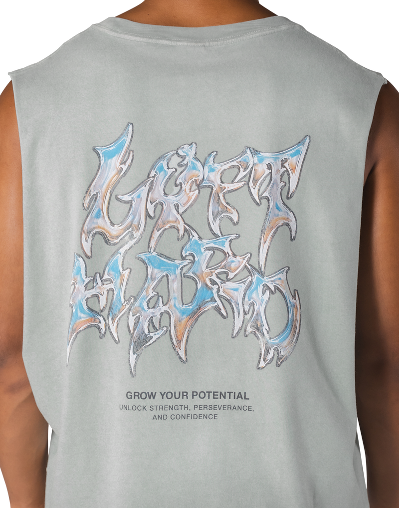 Metal Logo Box Tanktop - Mint