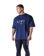 LÝFT Logo Big T-Shirt V.2 - Navy