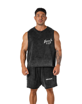 Metal Logo Box Tanktop - Black