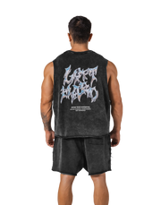 Metal Logo Box Tanktop - Black
