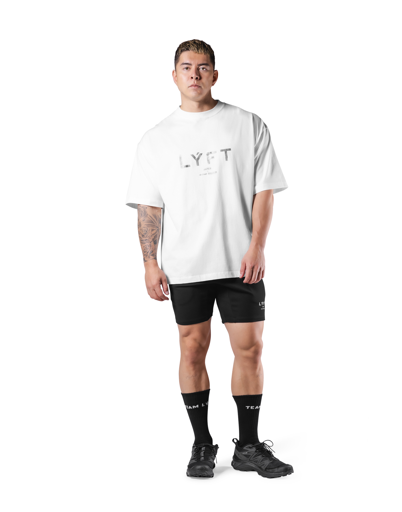 LÝFT Logo Big T-Shirt V.2 - White