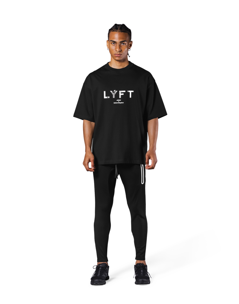 LÝFT Logo Big T-Shirt V.2 - Black