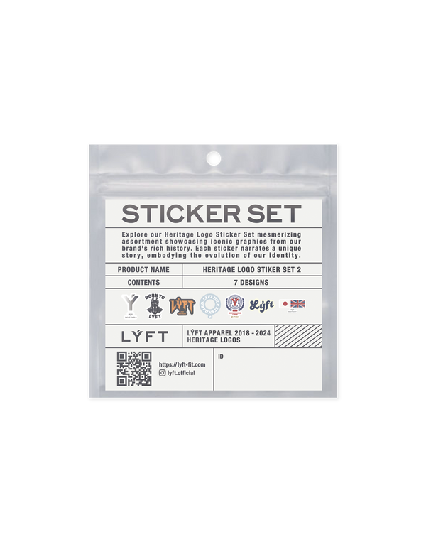 LÝFT Design Sticker Set Ver.1 - White