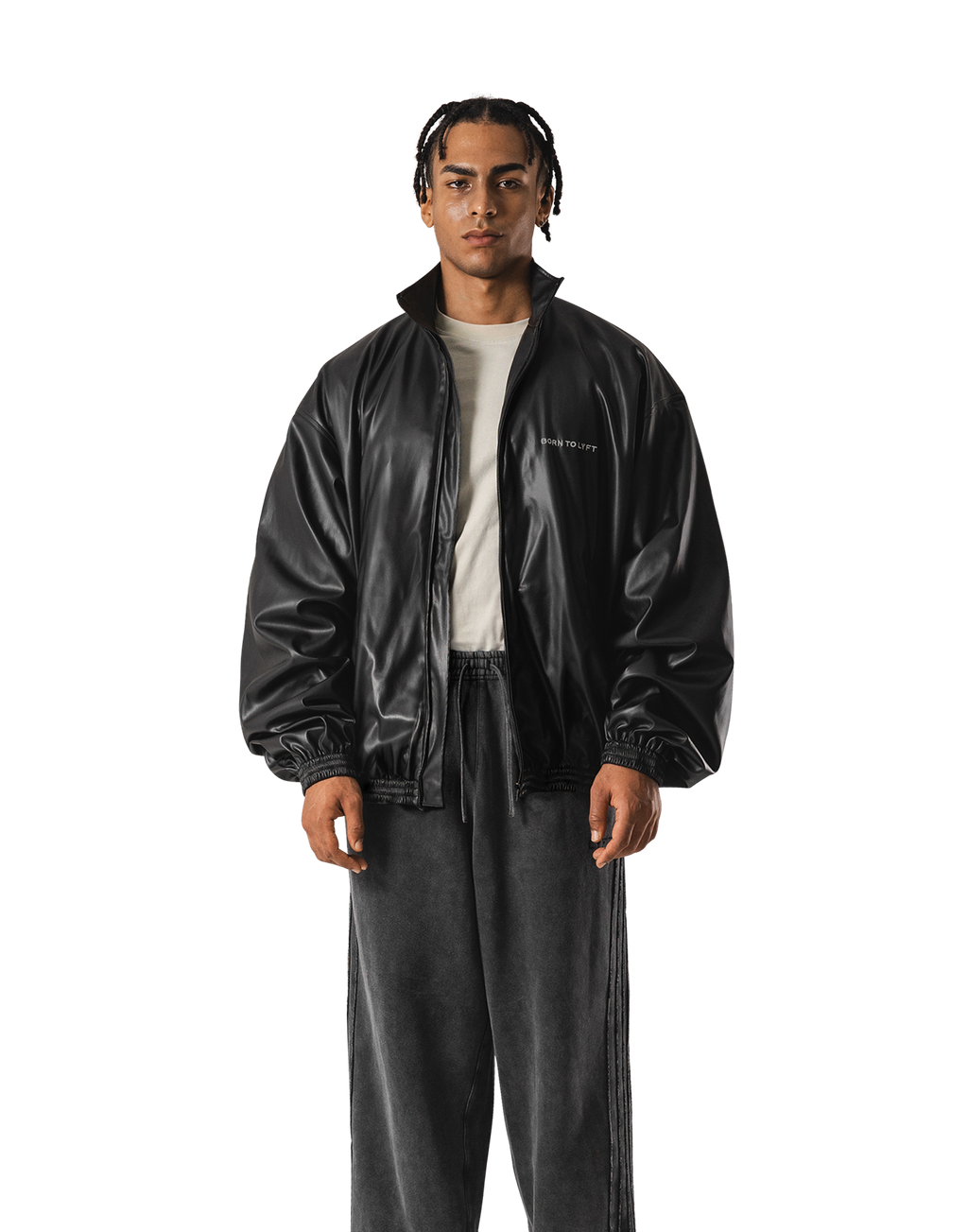 ジャケット・アウター LYFT Synthetic Leather Oversize Jacket - 0006s_0007s_0000_Background-