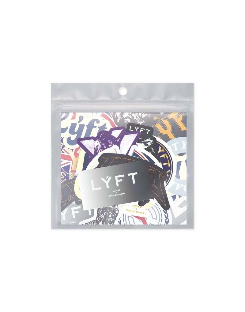 LÝFT Design Sticker Set Ver.1 - Silver