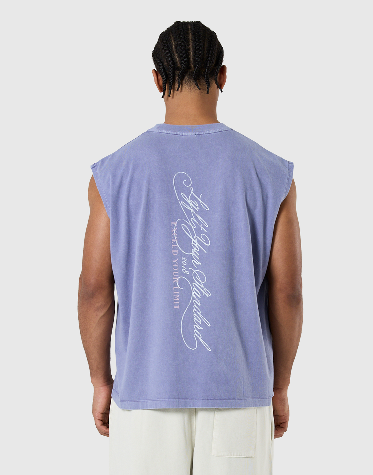 Pegasus Emblem Graphic Vintage Tanktop - Navy