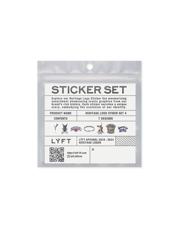 LÝFT Design Sticker Set Ver.2 - Pink