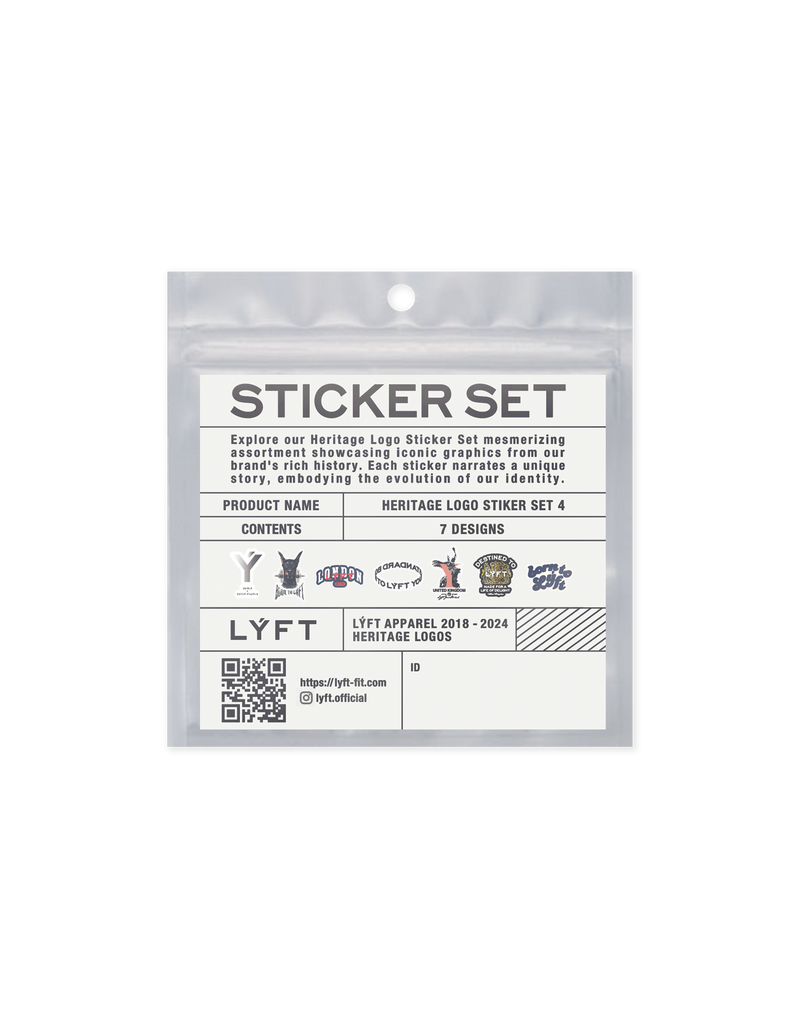 LÝFT Design Sticker Set Ver.2 - Pink