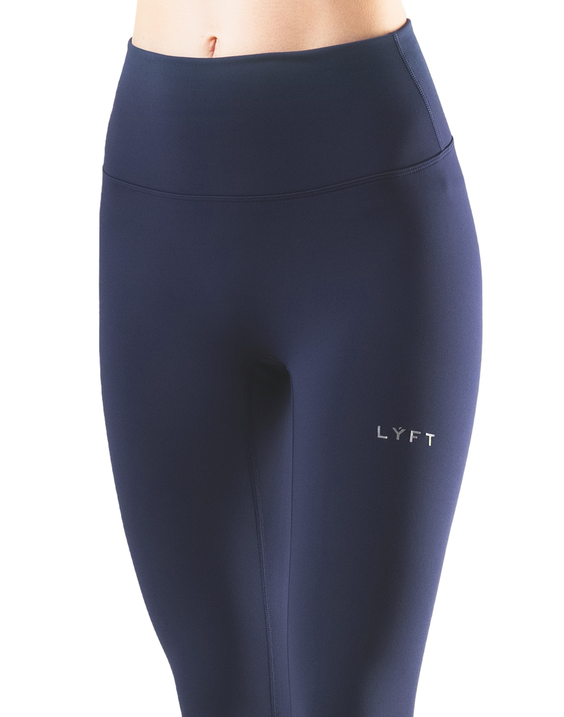 LYCRA® Brushed Inside Standard Leggings - Navy