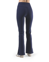 LYCRA® Brushed Inside Flare Leggings - Navy