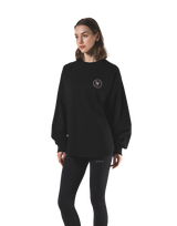 Back Graphic Long Sleeve T-Shirt - Black