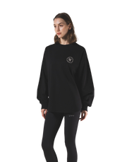 Back Graphic Long Sleeve T-Shirt - Black