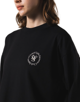 Back Graphic Long Sleeve T-Shirt - Black