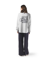 Back Graphic Long Sleeve T-Shirt - White