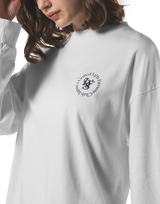 Back Graphic Long Sleeve T-Shirt - White