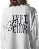 Back Graphic Long Sleeve T-Shirt - White