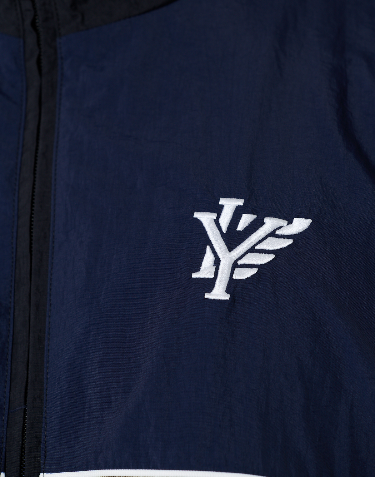 BORN TO LÝFT Racing Nylon Jacket - Navy