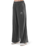 Velour Track Pants - Grey