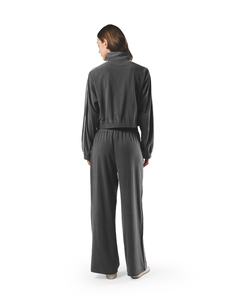 Velour Track Jacket - Grey – LÝFT