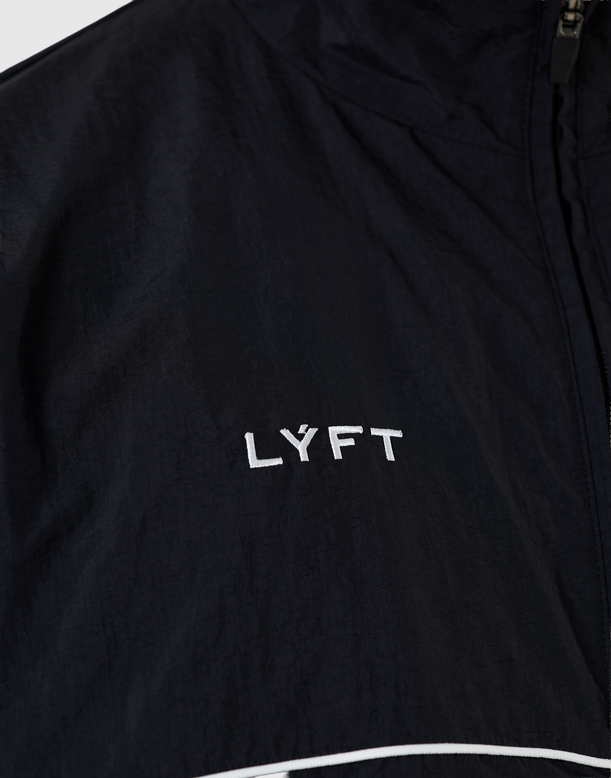 BORN TO LÝFT Racing Nylon Jacket - Black