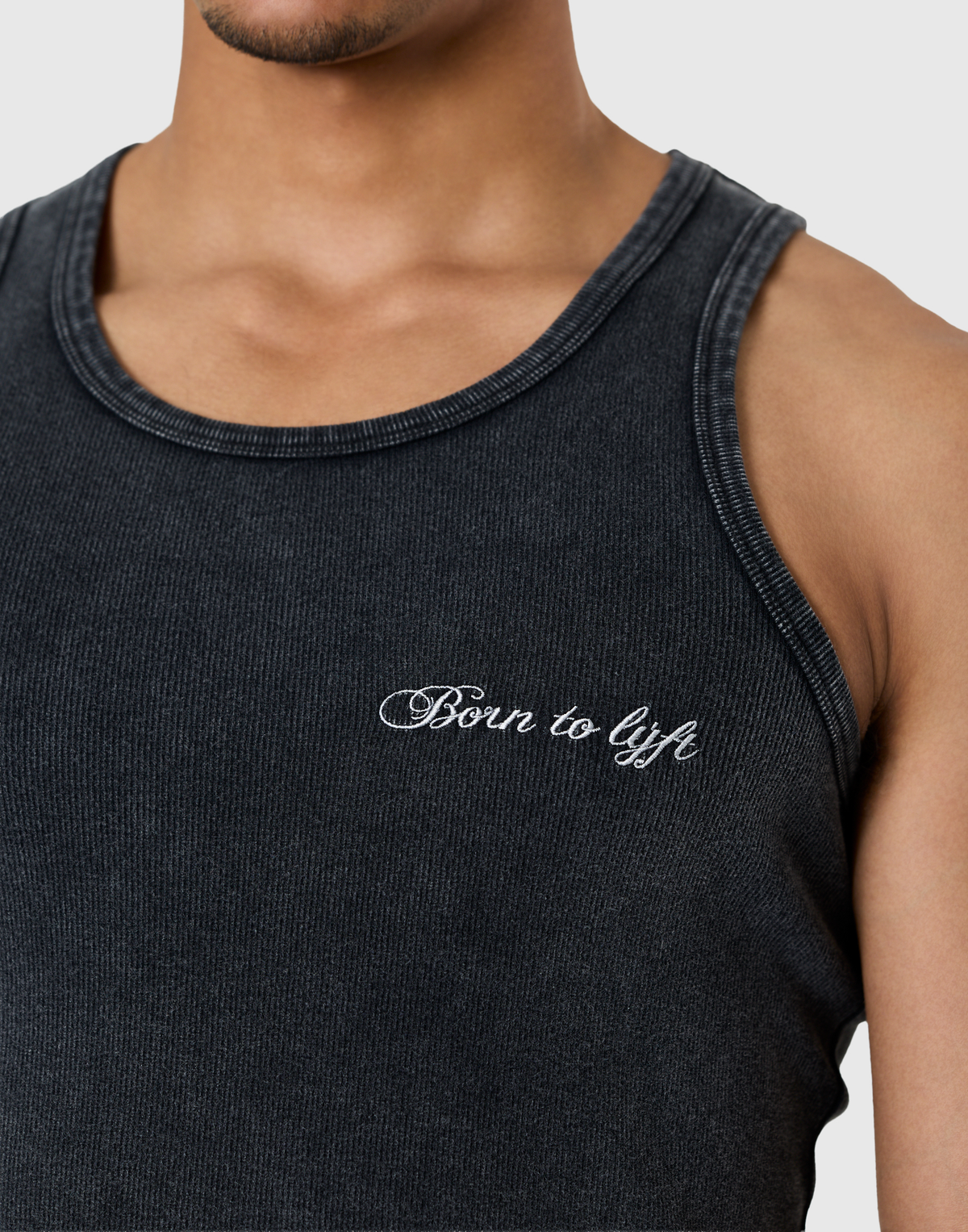 Original Ribbed Vintage Tanktop - Black