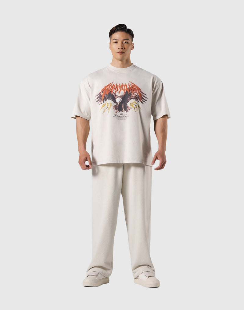 Eagle Graphic Vintage Big T-Shirt - Ivory – LÝFT