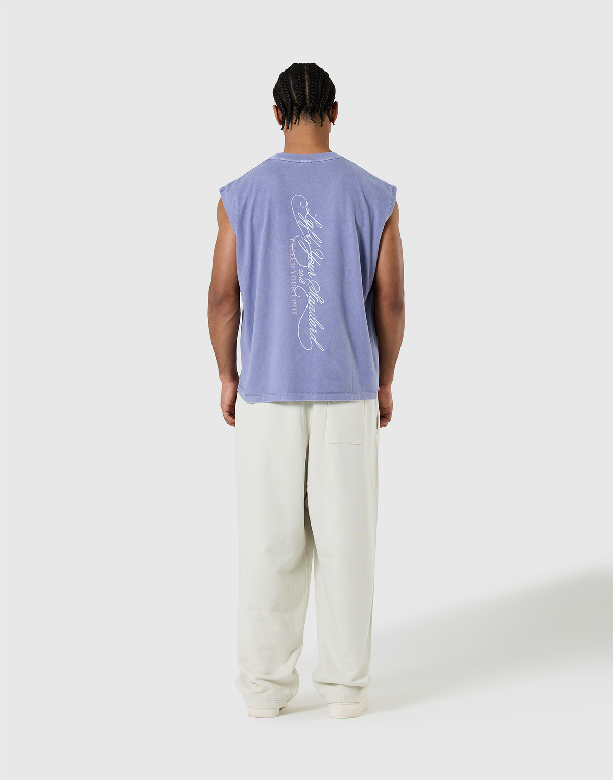 Pegasus Emblem Graphic Vintage Tanktop - Navy