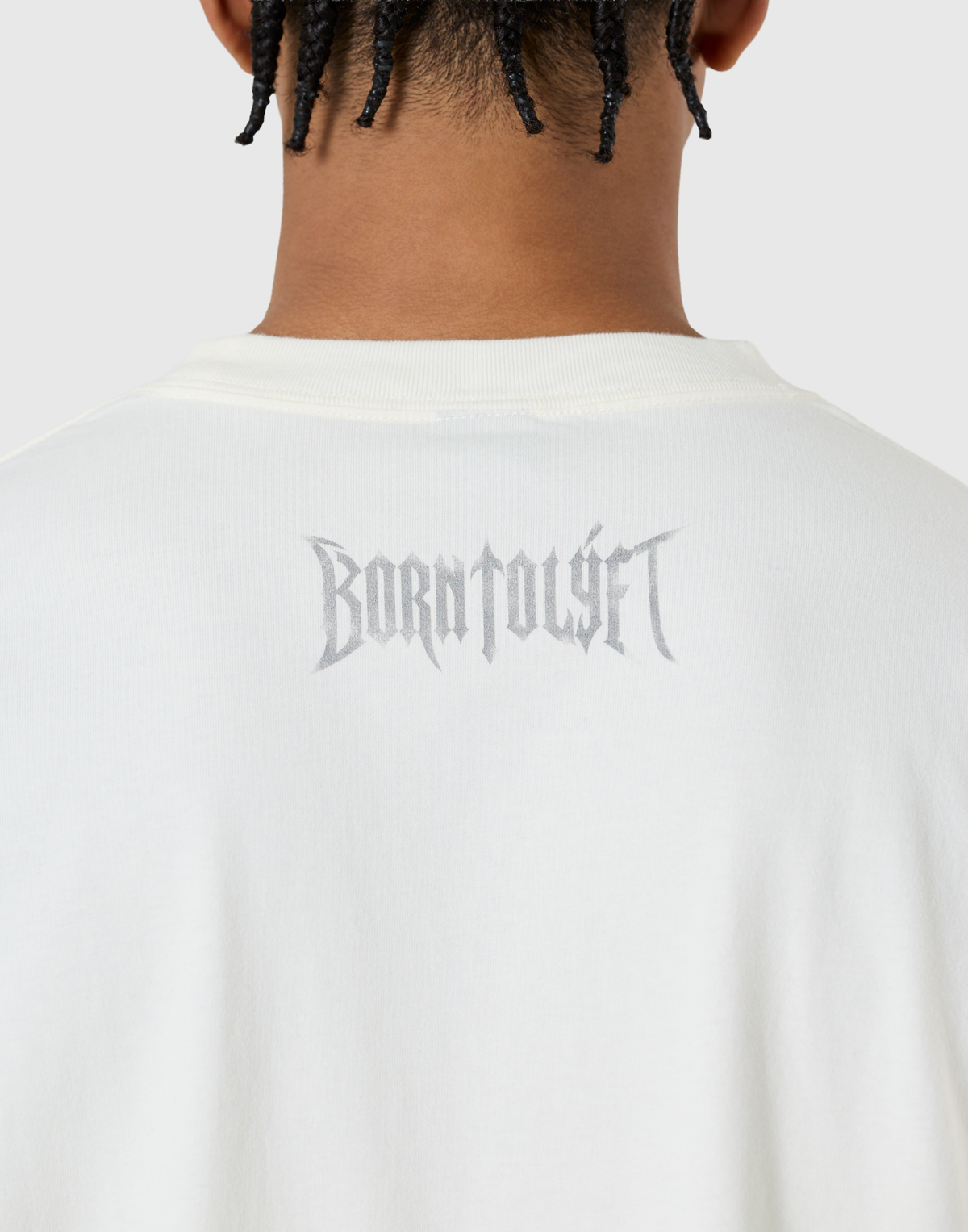 Doberman Metal Logo Vintage Big T-Shirt - Ivory