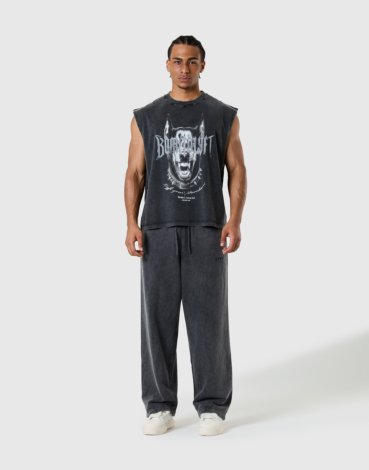 Doberman Metal Logo Vintage Tanktop - Black