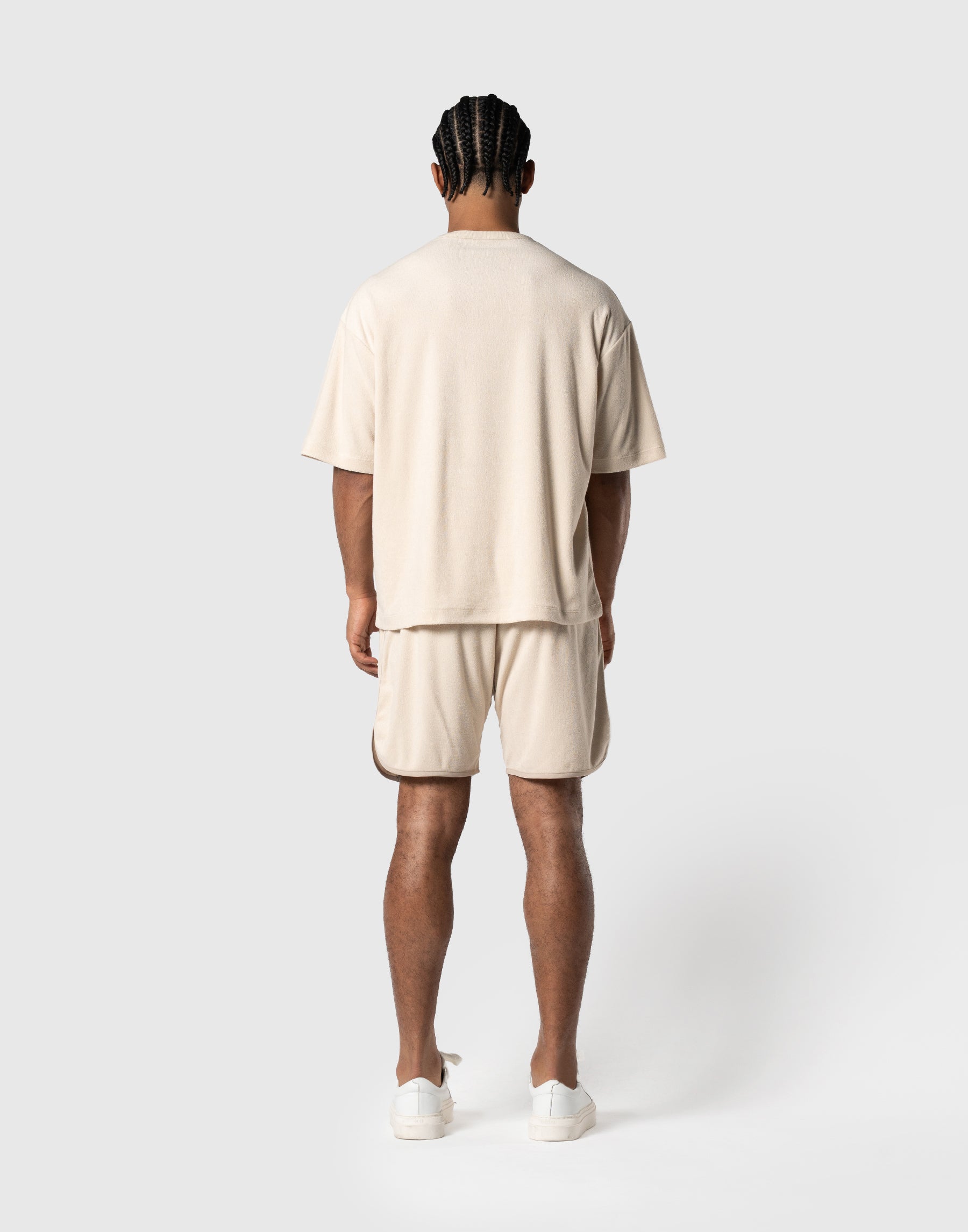Cursive LÝFT Logo Pile Big T-Shirt - Ivory